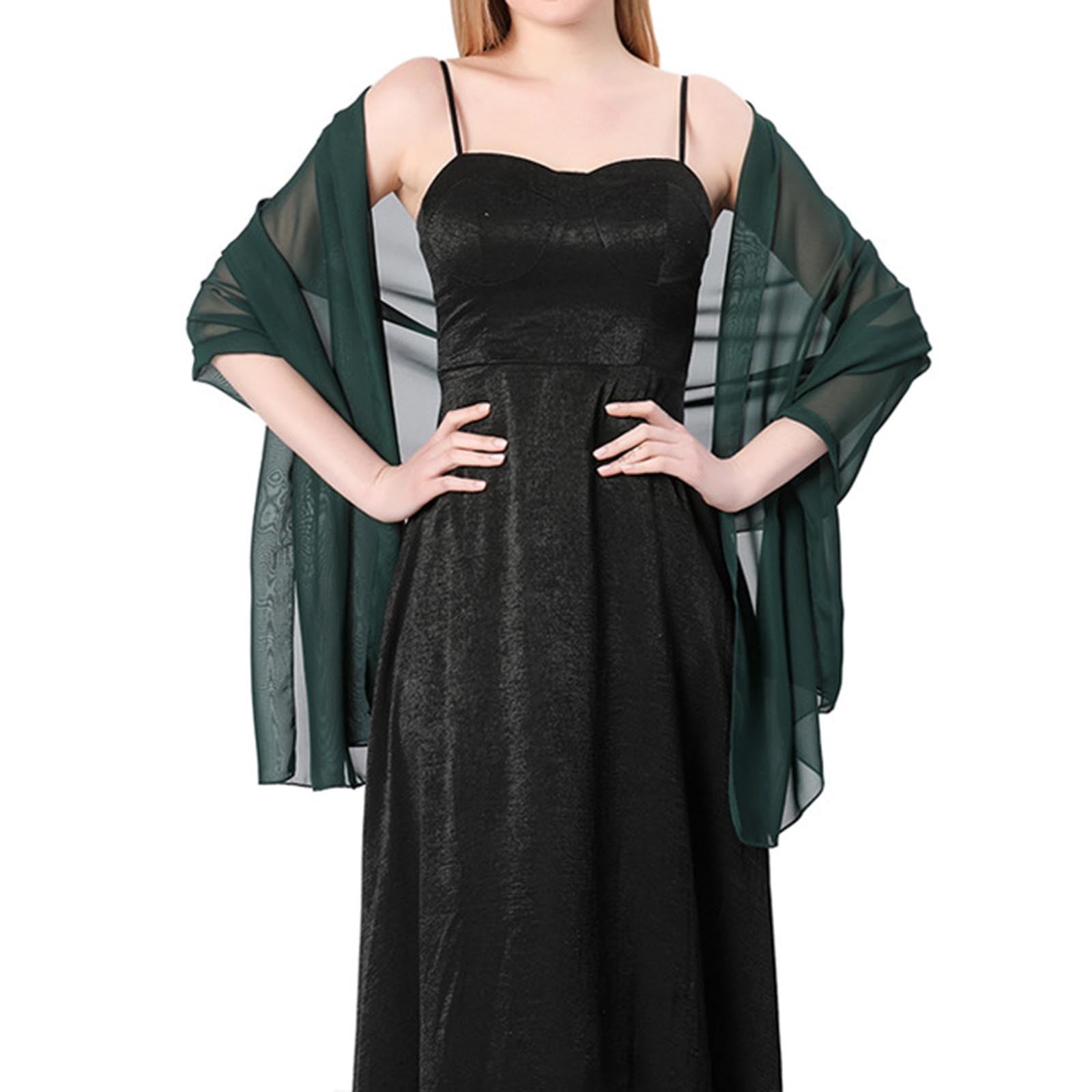 green emerald velvet dress Chiffon Bolero Jacket by Eva Fashion 3277 main image 0