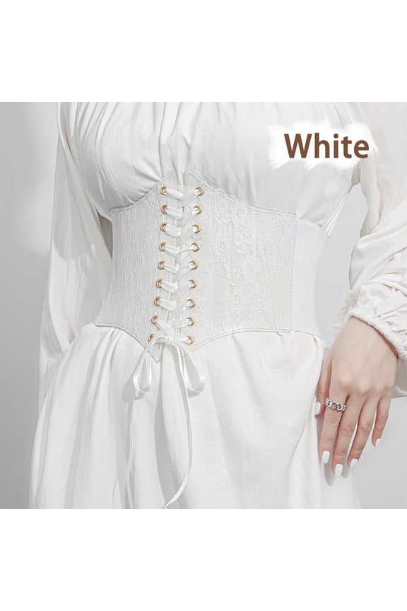 Women Corset Belt Tops Lace up Waist Belt Strapless Underbust Corset Bustier Sheer Mesh Cincher Wide Belt String Belts for Men Belt Wing Belt Mens Leather Western Belt 36 Gear Men