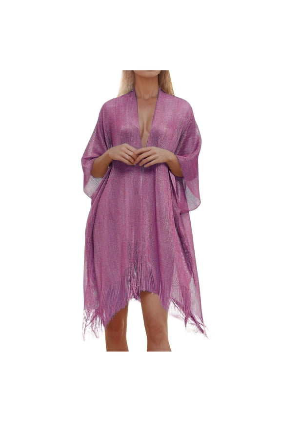 Women with Filigree Fringe Cape Solid Color Transparent Thin Scarve Women Shawls for Winter Warm Wraps for Women Formal Womens Wraps and Shawls with Sleeves Sheer Scarfs for Women Womens