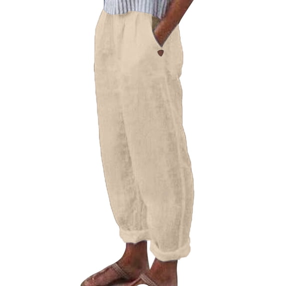 Hauaitttt Women High Waisted Wide Leg Pants Fashion Drawstring Elastic Trousers Comfy Straight Leg Long Pants with Pockets Womens Business Casual Pants Long Casual Pant Suits for Women plus Size 3