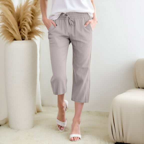 Hauaitttt Women High Waisted Wide Leg Pants Fashion Drawstring Elastic Trousers Comfy Straight Leg Long Pants with Pockets plus Size Sweatpants for Women Track Sweatpants for Women Womens Sweatpants