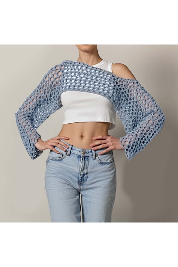 Women Knit Short Top Wrap Shawl Casual Everyday Wear Lightweight Comfortable Versatile Styling Fashion Outerwear Warm Shawl Blanket for Women Shawl with Sleeves Wraps for Women Womens Wrap