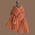 thumbnail image 1 of Hauaitttt Women Knitted Shawl Cozy Winter Scarf with Thick Wool for Couples Was Silk Scarfs for Teenage Girls Mens Scarf Winter Blanket Wrap for Women Warm and Plaid Womens Large Satin Scarf, 1 of 3
