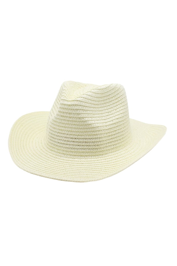 Women Men Summer Western Cowboy Hat Shapeable Straw Hat Hollowed Out Sun Hat Raffia Tote Travel Hats for Women Foldable Cute Beach Hats for Women Outback Hat Washable Women Fashion Visor