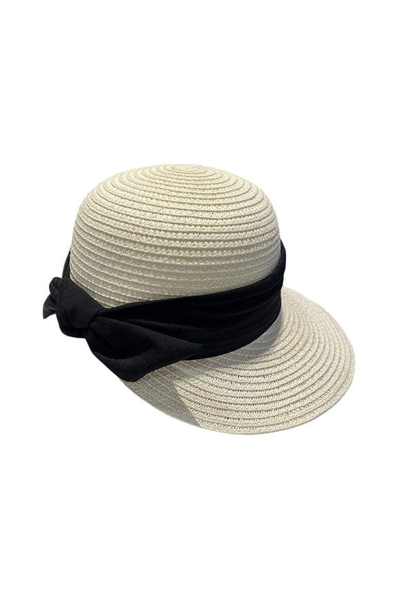 Women Summer Sun Hat Wide Brim Outdoor Casual Beach Hat Lightweight Breathable for Travel Gardening No Headache Visor Summer Fedora for Women Women for Beach Girls Pool Hat Wrap around