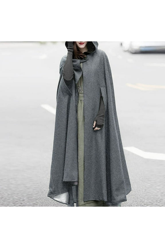 Women Trench Coat Open Front Cardigan Jacket Coat Cape Cloak Poncho Plus Women Long Bridal Shawls 1920s Dress for Women Sweater Scarf Wrap Dress Shawls for Women plus Size Shawl Wraps for