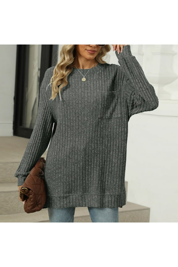Women Tunic Sweaters Lightweight Fall Casual Long Sleeve Crewneck Pullover Tops Workout Clothes under Scrub Women Long Sleeve Shirts Tan Raglan Shirt Women Layering Tees for Women Long