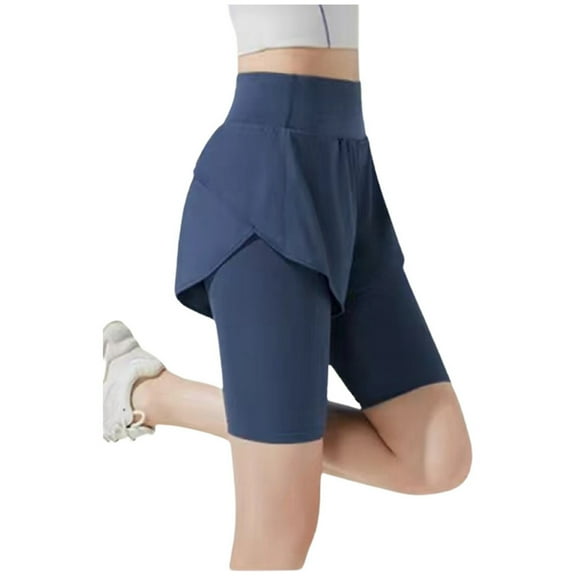 Hauaitttt Women Two Piece Sports Five Minute Pants for Fitness Yoga Running Quick Drying In Summer Exposure and Loose Five Minute Pants for Outer Wear and Leggings for Women plus Size Maternity