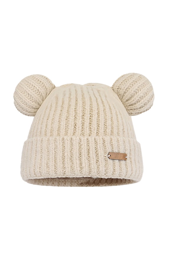 Women Winter Cat Ears Hats Soft Slouchy Striped Knitted Hat Trendy Warm Crochet Braided Knitted Hats Winter Trapper Hat Women Winter Hats for Men Winter Trapper Hats Men Ear Caps for Winter