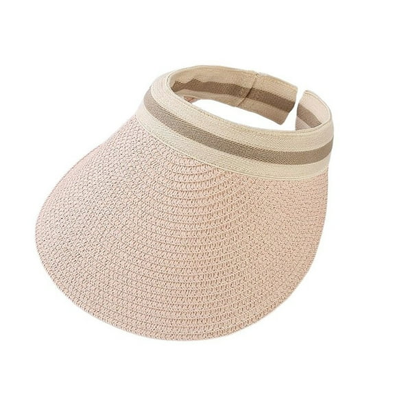 Hauaitttt Women Woven Sliding Sunshade MenAdjustable Hat Sports Sunshade Modern Hijab Fashion Summer Mens Outdoor Hats Womens Beach Hat Large Head Tennis Hat Girls Wooden Fedora Woman Visor Nice