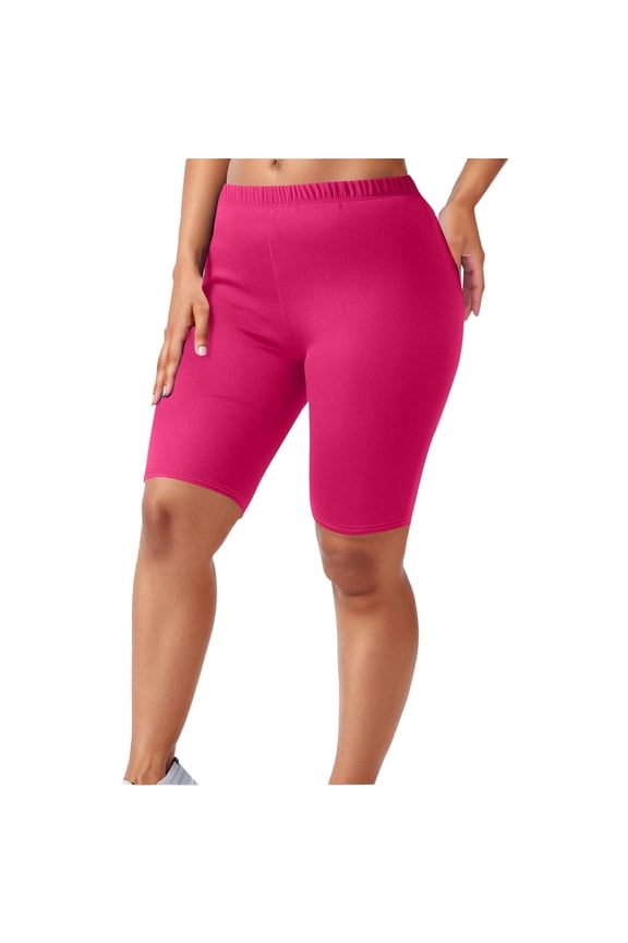 Women's 3 Inch Mid Thigh Workout Leggings High Waisted Stretchy Yoga Shorts for Running Gym Casual Wear Comfortable Soft Breathable Activewear Teacher Clothes for Women Leggings Business