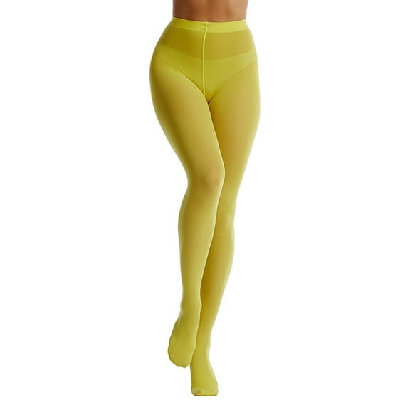 Hauaitttt Women's 80 Soft Semi Opaque Solid Color Footed Pantyhose Tights Women Tights Woman plus Size Tights plus Size Tights for Women 2x No Run Pantyhose for Women Stocking Tights for Women Tights