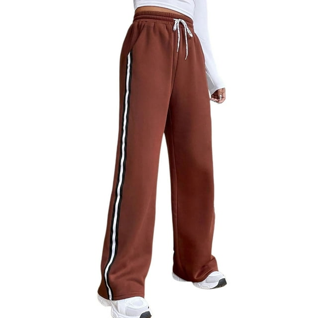  Hauaitttt Women‘s Casual Pants Comfortable and Versatile Straight Leg ...