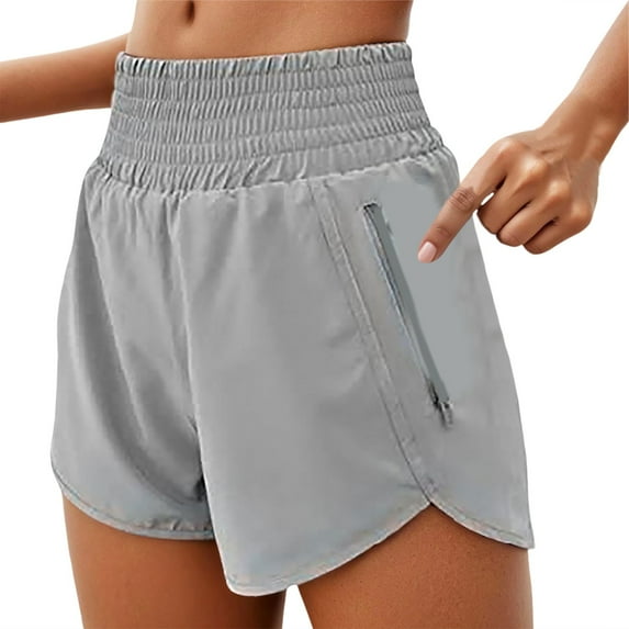 Hauaitttt Women's Casual Shorts Yoga Pants with Split Design for Daily Wear Vacation Workout Comfortable Stretchy Breathable Fabric Womens Pants Casual Work Elastic Waist Pant for Women Casual Summer