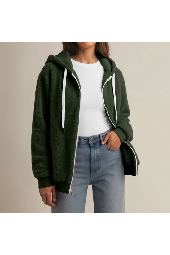 Women's Cozy Hooded Jacket for Casual Outings Winter Soft and Comfortable Layering for Everyday Wear and Relaxation Women Long Jacket Outerwear for Women Female Fall Jackets Womens Snow