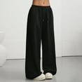 thumbnail image 1 of Hauaitttt Women's Graphic Baggy Pants Drawstring High Waisted Baggy Sweatpants with Pocket Streetwear Pants Jumpsuit for Women Casual Business Casual Pants for Women with Pockets Womens Pant Suits, 1 of 5