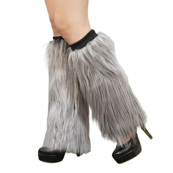 Hauaitttt Women's Leg Warmers Winter Leg Warmers Soft Thigh High Leg Warmers for Women Wide Calf Loose Leg Warmers Striped Leg Warmers for Women Winter Dog Leg Warmers for Women Ice Skating Leg
