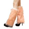 thumbnail image 1 of Hauaitttt Women's Leg Warmers Winter Leg Warmers Soft Thigh High Leg Warmers for Women Wide Calf Loose Leg Warmers Striped Leg Warmers for Women Winter Dog Leg Warmers for Women Ice Skating Leg, 1 of 4