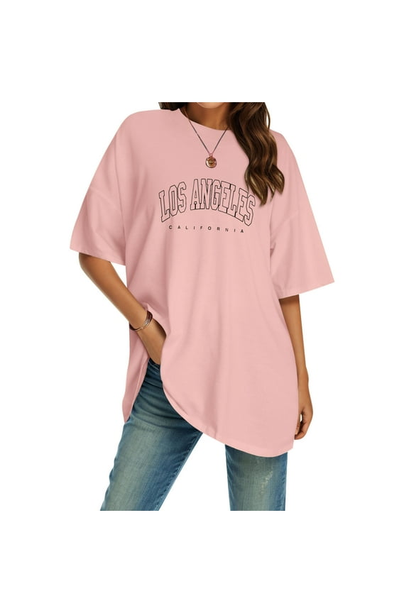 Women's Oversized T Shirts V Neck Striped Tees Summer Half Sleeve Casual Comfy Cozy Tunic Tops Plus Size Workout Tees Womens Tops Short Sleeve Loose Fit Top Small Women Athletic Women