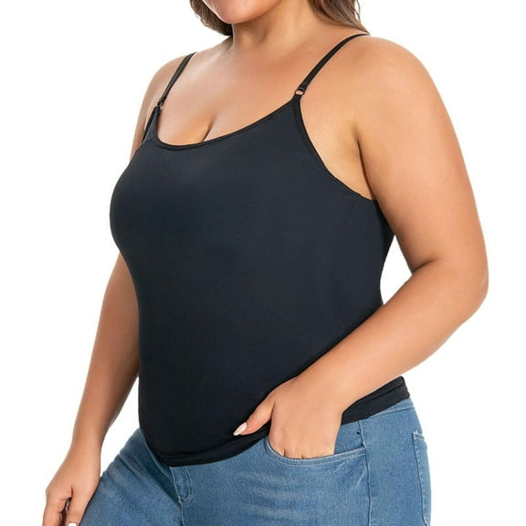 Hauaitttt Women's Sleeveless Tank Top Pure Color with Built In Padded Comfortable Summer Casual Wear for Home and Outdoor Activities Shirt Women Work All The Things Womens Swim Tops Beach Tops for