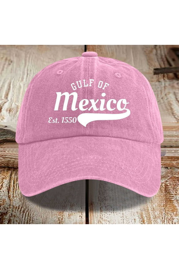 Women's Vintage Washed Denim Printed Baseball Cap Little Hats for Women Sec Championship Hat 2017 Headband Visor Unstructu Hats for Men Cool Hats Youth Hat Crease Hut 33 Championship Gear