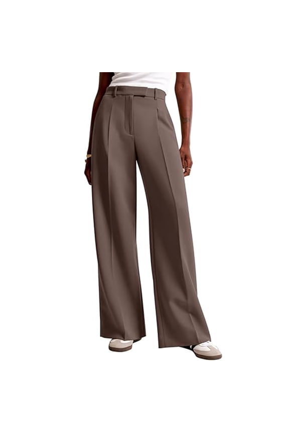 Women's Wide Leg Pants High Waisted Dress Work Pants Business Casual Pants with Pockets Beach Pants for Juniors Tan Sweatpants Women Women's Dress Pants for Work Business Casual Sweatpants