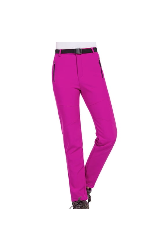 Women‘sOutdoor Sports Pants Slim and Thick Autumn and Winter Large Size Windproof Soft Ski Mountaineering Pants Womens Snow Pants Long plus Size Base Layer Lined Thermals for Men Thermal