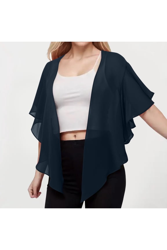 Womens Chiffon Shawl Wraps Open Front Tie Top Cardigan for Evening Dress Ballet Wrap Skirt Pattern Womens Evening Wraps Shawls and Thread Gowns for Women Women Cover up Winter Women s