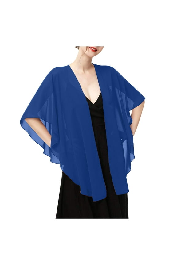 Womens Chiffon Shawls and Wraps Wedding Party Sheer Shawl Scarf for Evening Dresses Accessories Cover up Tassel Jacket for Women Colorful Neck Scarf Wrap Scarf Wrap Shawl with Sleeves