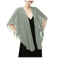 thumbnail image 1 of Hauaitttt Womens Chiffon Shawls and Wraps Wedding Party Sheer Shawl Scarf for Evening Dresses Accessories Cover up Womens Blanket Scarves Silk Shawl Womens Shawl Wrap Scarf Winter Scarves for Women, 1 of 4