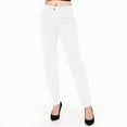 thumbnail image 1 of Hauaitttt Womens Elegant Casual Daily Straight Leg Casual Pants Suit Pants Solid Color Zipper Button Trousers All Day Wear Track Pants Wide Leg Pants for Women Work Casual with Pockets Womens Pants, 1 of 6