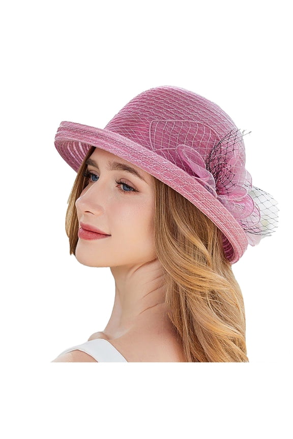 Womens Summer Dress Hat Wide Leaf Flower Bridal Shower Hat Sun Hats Beach Hat Resting Beach Face Floppy Hat Periphery Hat Travel Hats Mud Hens Hats Big Brimmed Hats for Men Outdoor Mens Hat