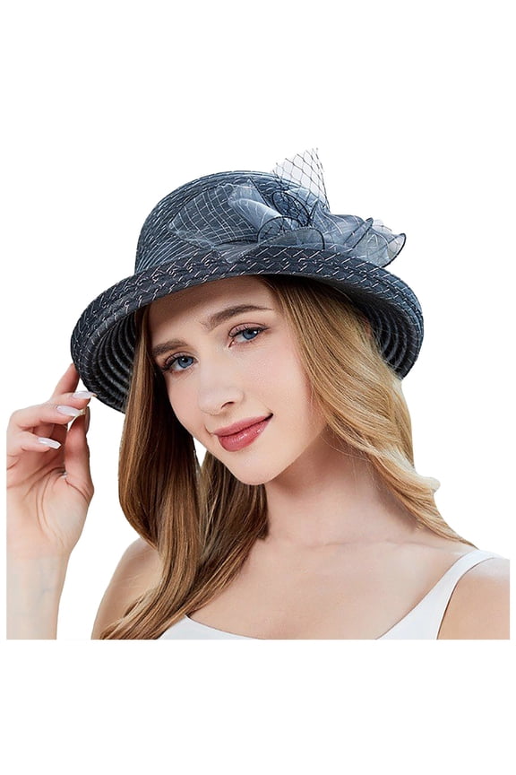 Womens Summer Dress Hat Wide Leaf Flower Bridal Shower Hat Sun Hats Beach Hat Resting Beach Face Floppy Hat Periphery Hat Travel Hats Mud Hens Hats Big Brimmed Hats for Men Outdoor Mens Hat
