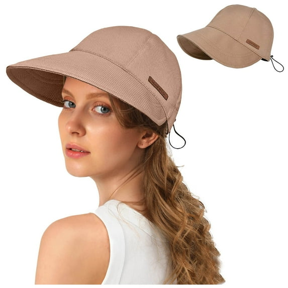 Hauaitttt Womens Sunshade Hat Sun Hat Outdoor Sun Shading and Sun Tongue Hat Hiking Hat for Men Womens Beach Small Floppy Hat World of Hat Beach Floppy Hats Fascinated Hat for Women Hat Natural Mud
