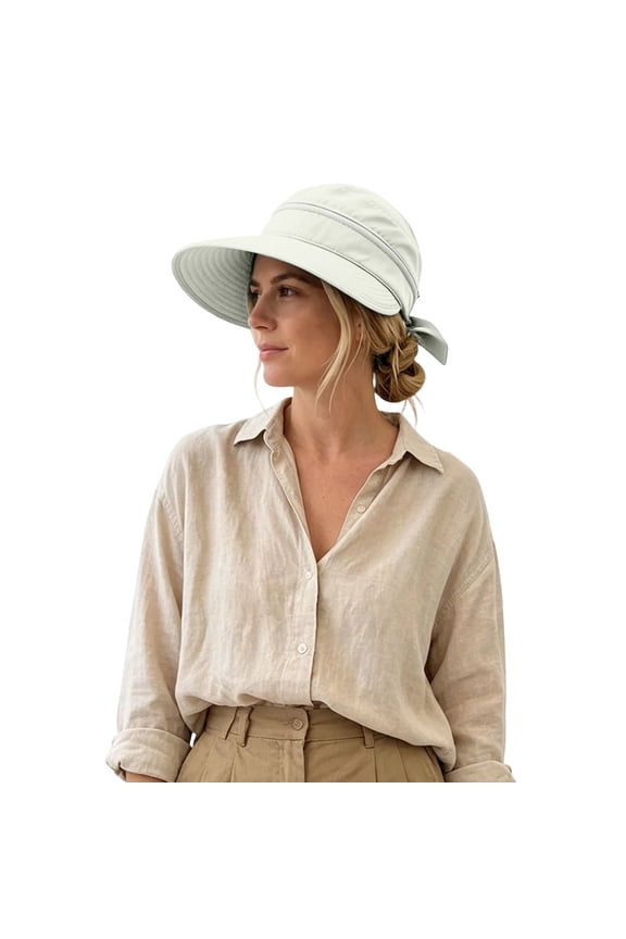 ’s Sun Hat with Removable Zipper Design Lightweight Summer 2 In 1 Convertible Hat Mens Farming Hat Women Fedora Mens Outdoors Hats Big Hats for Women A Beach Visor Womens Visor Hats Beach