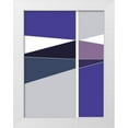 thumbnail image 1 of Hauanio, Sandi 12x14 White Modern Wood Framed Museum Art Print Titled - Divided Violet, 1 of 4