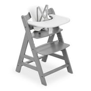 hauck Alpha+ Adjustable Wooden High Chair Set, Gray