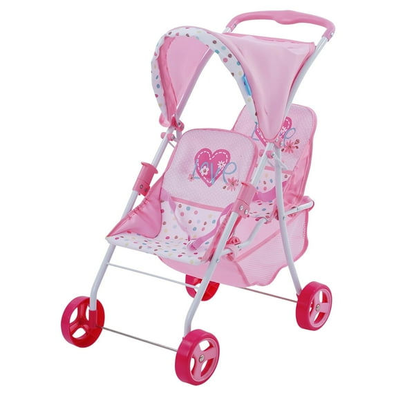 Hauck Love Heart Pretend Play Twin Baby Dolls Stroller Unisex