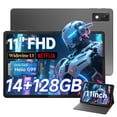 thumbnail image 1 of DIGILAND 11 Inch Android Tablet, MTK Helio G99 14GB + 128 GB Gaming Tablet, 8+13MP Dual Camera Tablet Computer(Gray), 1 of 9