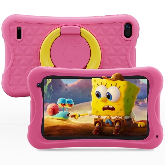 Digiland Kids Tablet 7 inch,Android 13 Go Quad Core Tablet for Toddler with IWAWA App, 32GB ROM+5GB RAM,Parent Control,Wi-Fi,Pink