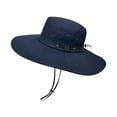 thumbnail image 1 of HauiWeiLyai 3” Wide Brim Sun Bucket Hats for Men Women UPF 50+, Fisherman Hat Summer Hat Large Sunshade Outdoor Hat Mountaineering Sun Protection Breathable, 1 of 4