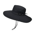 thumbnail image 1 of HauiWeiLyai 3” Wide Brim Sun Bucket Hats for Men Women UPF 50+, Fisherman Hat Summer Hat Large Sunshade Outdoor Hat Mountaineering Sun Protection Breathable, 1 of 3