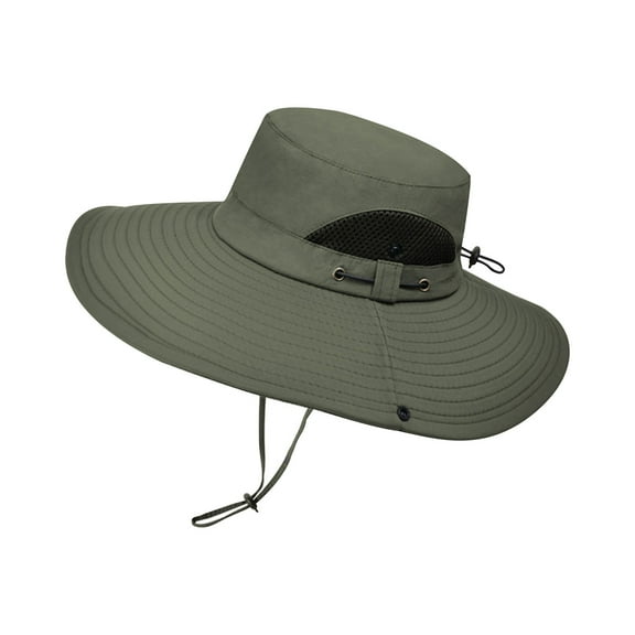 HauiWeiLyai 3” Wide Brim Sun Bucket Hats for Men Women UPF 50 , Fisherman Hat Summer Hat Large Sunshade Outdoor Hat Mountaineering Sun Protection Breathable