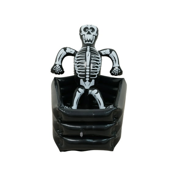 HauiWeiLyai Clearacne Halloween Decoration Skull Ice Bucket Halloween Party Supplies Beverage Bucket Halloween Decorations Storage Bucket Ice Trough