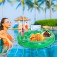 thumbnail image 1 of HauiWeiLyai Floating Table for Pool, Floating Drink Holder for Pool, Summer Inflatable Pool Float Beer Drinking Cooler Table Bar Tray Beach Swimming Ring Party Bucket Cup Holder for Swimming Pool, 1 of 5