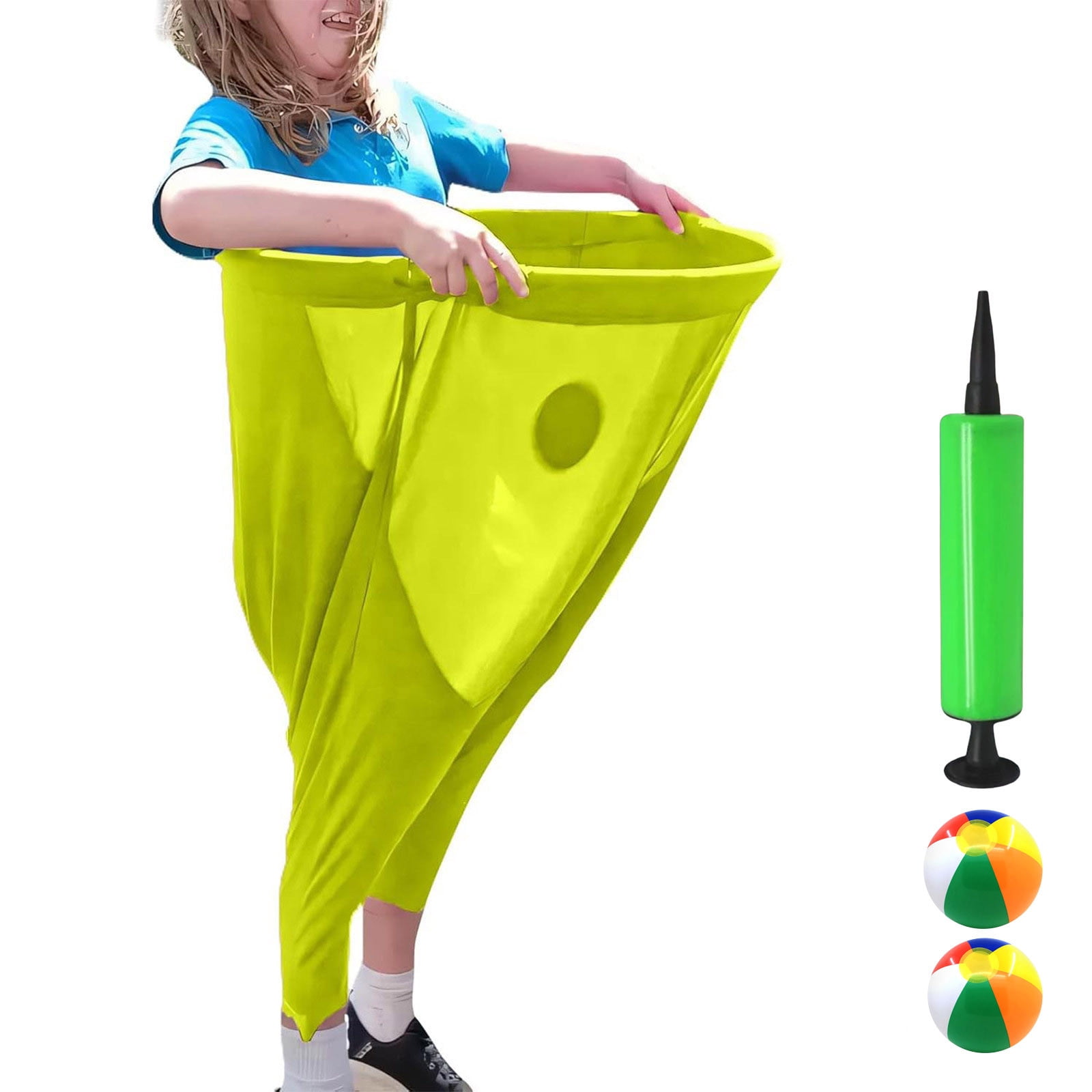 HauiWeiLyai Granny Pants Yard Game, Granny Pants Outdoor Game with 2 Bouncy Balls, Yard Games Field Family Reunion Games Outdoor Games Sets for Adults
