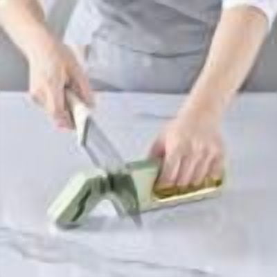 HauiWeiLyai Household Portable Knife Sharpener Sharpening Rack Kitchen Multifunctional Kitchen Knife Scissors Knife Sharpener