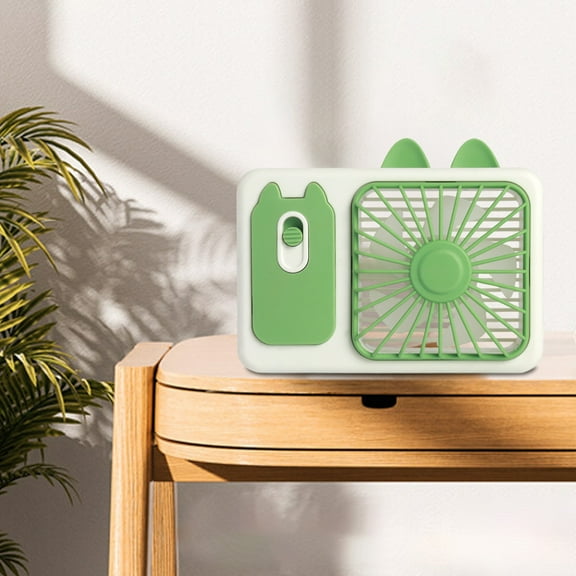HauiWeiLyai Cute Camera Fan Summer Cute Interesting Gift Handheld High Wind Power Usb Rechargeable Fan Stand Desktop Small Fan