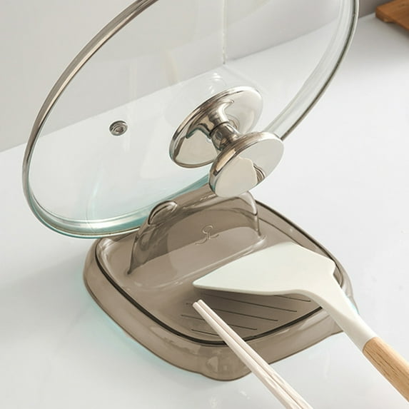 HauiWeiLyai Kitchen Spatula Rack Lid Holders Countertop Lid Holders Kitchen Gadgets Kitchen Countertop Organization