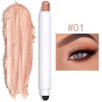 Hauiodp 12-color Eye Shadow Stick Non-smudge Nude Makeup Eye Shadow